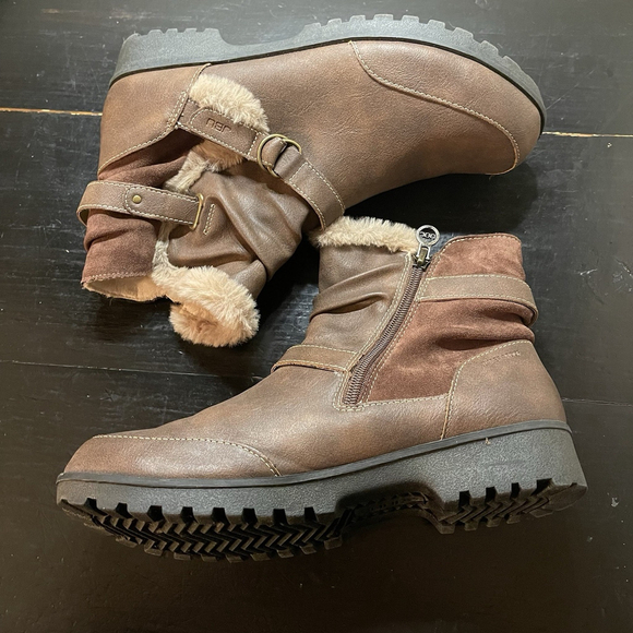 Jbu by Jambu Boots Womens 10 M Indiana Waterproof Snow Brown Comfort Ankle Top - Picture 7 of 9